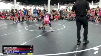 90 lbs Round 4 (6 Team) - Nabhanya Dhiman, Buccaneers WC vs SAVANNAH KERR, Revolution Elite