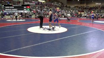 4A 120 lbs Quarterfinal - Bradley Pankey, CEDAR RIDGE HIGH SCHOOL vs Jared Hooe, Shiloh Christian School