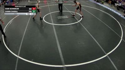 113 lbs Semis & 1st Wrestleback (8 Team) - Case Schindler, David City vs Caden Caudill, Syracuse