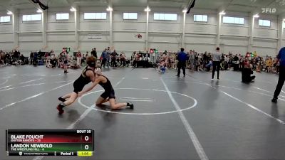 92 lbs Round 7 (10 Team) - Blake Foucht, Dayton Bandits vs Landon Newbold, The Wrestling Mill