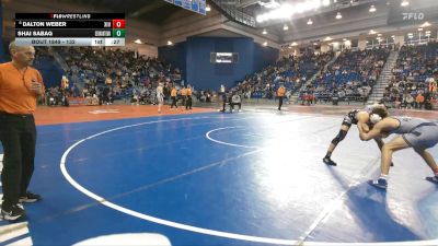 132 lbs Cons. Round 6 - Dalton Weber, Pope John Paul XIII vs Shai Sabag, Germantown Academy