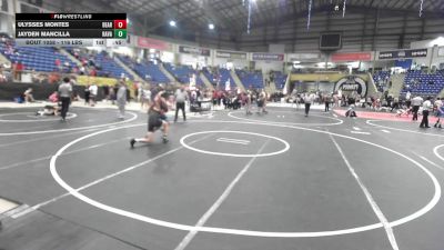 116 lbs Consolation - Ulysses Montes, Bear Cave WC vs Jayden Mancilla, Ravage WC