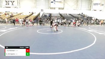 116 lbs Cons. Round 6 - Bennet Palmeri, Fairport Jr. Red Raiders Wrestling vs Santiago Chrisjohn, Journeymen Wrestling Club
