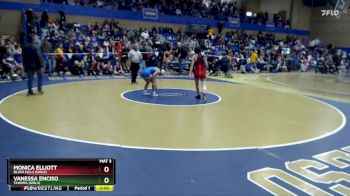 110lbs Champ. Round 2 - Monica Elliott, Black Hills (Girls) vs Vanessa Enciso, Tahoma (Girls)