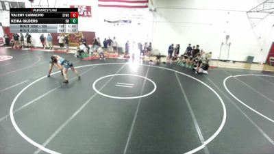 155 lbs Round 1 - Valery Camacho, Downey High School vs Keira Gilders, Deep Waters