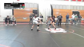 126 lbs Quarterfinal - Ytien Liu, Brookline vs Kassia Florian, Newton South