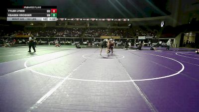 184 lbs Consi Of 32 #2 - Tyler Lynde, Stony Brook vs Keagen Kroeger, Vanguard