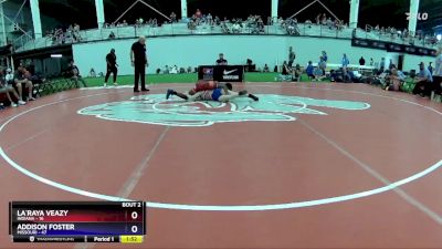 102 lbs Round 1 (8 Team) - La`Raya Veazy, Indiana vs Addison Foster, Missouri