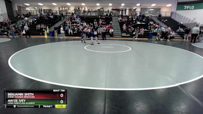 157 lbs Semifinal - Benjamin Smith, Honey Badger Wrestling vs Hayze Ivey, Lions Wrestling Academy