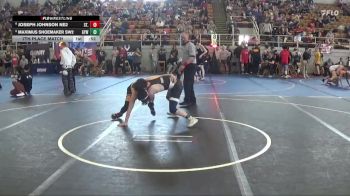 124 lbs 7th Place Match - Joseph Johnson NE2, St.clairsville vs Maximus Shoemaker SW2, Graham Youth Wrestling