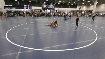 170 lbs Champ. Rd Of 32 - Tiffany Bell, Orange Vista High School Wrestling vs Alexis Penley, Wyoming Seminary College Preparatory High School Wrestling