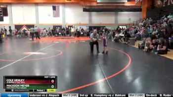 Semifinal - Mackson Meyer, Midland Little Eagles vs Cole Henley, Alburnett Mat Pack