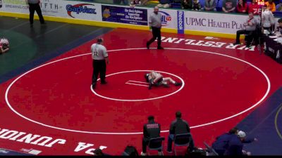 89 lbs Consi Of 32 #1 - Brycen Buzard, Dubois vs Logan Worth, Council Rock South