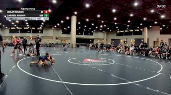 90 lbs Round 5 (6 Team) - Gabriel Rigdon, BMM/ Trailer Park Boyz vs Logan Wilcox, Moyer Elite