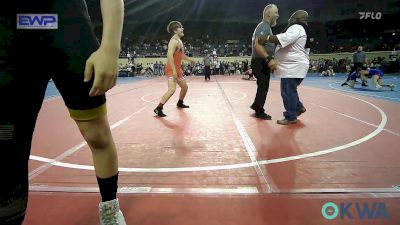 170 lbs Quarterfinal - Ryker Smith, Weatherford Youth Wrestling vs Aadin Taylor, Broken Bow Youth Wrestling