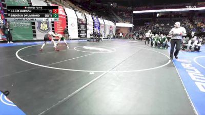 120 Class 3 lbs Champ. Round 1 - Brenton Drummond, DeSoto vs Julius Hopson, Ft. Zumwalt South