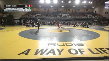 126 lbs Quarterfinal - Johnny Green, New York Military Academy vs Lukas Littleton Mascaro, Malvern