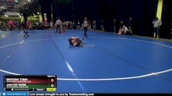 95 lbs Round 1 - Sawyer Webb, No Nonsense Wrestling vs Brayden Tobin, Flat Earth Wrestling Club