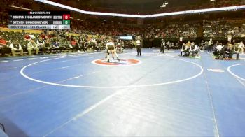 126 Class 2 lbs Cons. Round 3 - Steven Buddemeyer, Owensville vs Coltyn Hollingsworth, Benton