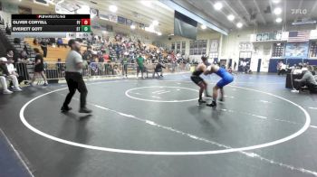 150 lbs Champ. Round 1 - Everett Gott, South Torrance vs Oliver Coryell, Fountain Valley
