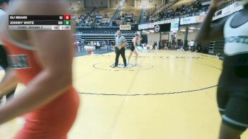 157 lbs Cons. Round 2 - Eli Means, Newman vs Johhny White, Ouachita Baptist