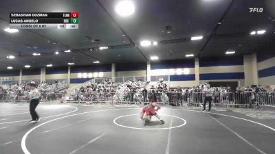 130 lbs Consolation - Sebastian Guzman, Team So-Cal vs Lucas Angelo, DUB Wrestling
