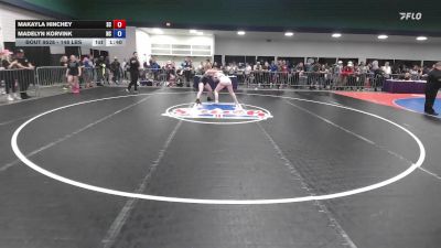 148 lbs Consi Of 16 #1 - Makayla Hinchey, SC vs Madelyn Korvink, NC