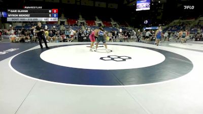 215 lbs Cons. Rd Of 32 - Gaje Glavan, MI vs Myron Mendez, FL