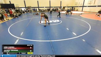 141 lbs Champ. Round 1 - Zayren Terukina, Wartburg vs Josh Cherba, North Central College