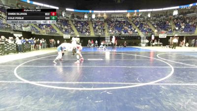 130 lbs Round Of 16 - Owen Dluhos, Westmont Hilltop vs Cole Fogle, Boyertown