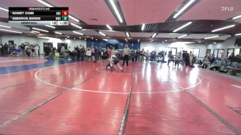 147 lbs Semifinal - Rowdy Conn, Hawk Wrestling Club vs Emerson Jensen, Middleton Wrestling Club