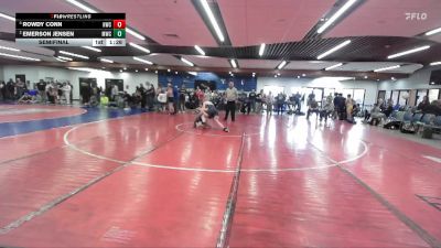 147 lbs Semifinal - Rowdy Conn, Hawk Wrestling Club vs Emerson Jensen, Middleton Wrestling Club