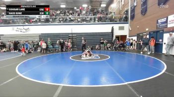 80 lbs Quarterfinal - Cougar Lane, Clearwater Valley Wrestling Club vs Kace Kunz, Bear Lake Wrestling Club