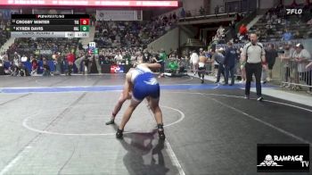 140 lbs Cons. Round 3 - Crosby Winter, Tiger vs Kyren Davis, Halstead
