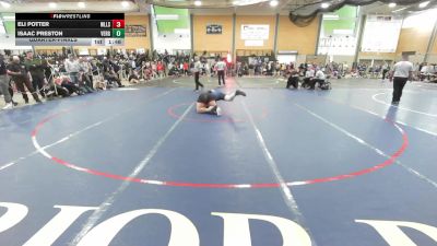 215 lbs Quarterfinal - Eli Potter, Wells vs Isaac Preston, Vergennes