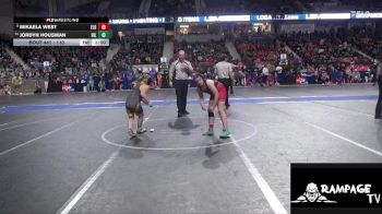 110 lbs Cons. Round 2 - Jordyn Housman, Hillsboro vs Mikaela West, ElDorado