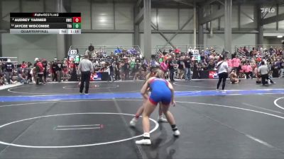 105 lbs Quarterfinal - Jaycee Wiscombe, Trailhands vs Audrey Yarmer, Hays Wrestling Club