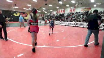 120 lbs Cons. Round 1 - Kalie West, Hemet vs Zoey Quaid, Ramona (Riverside)