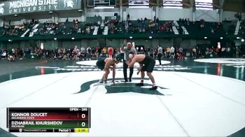 285 lbs Quarterfinal - Konnor Doucet, Oklahoma State vs Dzhabrail Khurshidov, Michigan