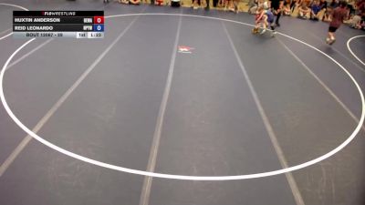 59 lbs Cons. Semis - Huxtin Anderson, Berge Elite Wrestling Academy vs Reid Leonardo, NRHEG Panther Youth Wrestling Club