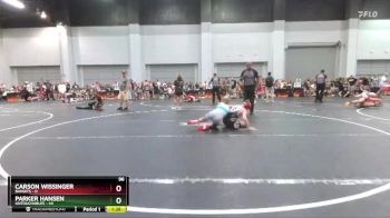 96 lbs Round 2 (10 Team) - Parker Hansen, Untouchables vs Carson Wissinger, Bandits