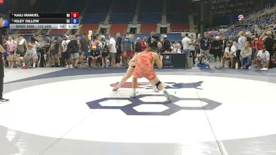170 lbs Semis - Kaili Manuel, Michigan vs Kiley Dillow, Kansas