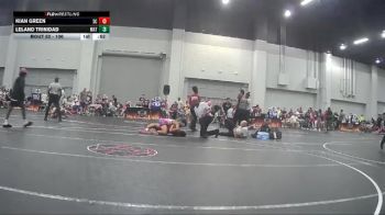 100 lbs Cons. Semi - Leland Trinidad, FL Scorpions Wrestling Club vs Kian Green, Roundtree Wrestling Academy