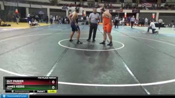285 Elite Varsity 7th Place Match - James Keers, Foley vs Guy Parker, Baldwin County