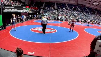 2A-190 lbs Champ. Round 1 - Jackson Lowery, Coahulla Creek vs Nyzian Scott, Carver, Atlanta