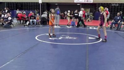 78 lbs Rr Rnd 2 - Peyton Schneck, Emmaus, PA vs Nora Harte, Danville, PA