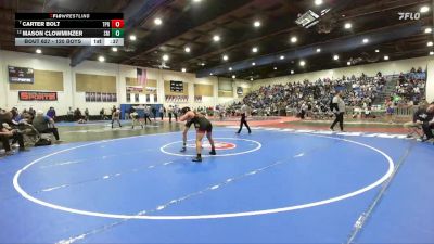 120 Boys Cons. Round 4 - Mason Clowminzer, San Marcos vs Carter Bolt, Torrey Pines