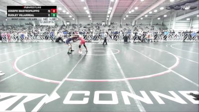 132 lbs Round Of 64 - Joseph Mastrofilippo, PA vs Rudley Villarreal, FL
