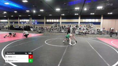 98 lbs Round Of 32 - Colton Baka, Untouchables vs Sava Bojicic, Poway Elite