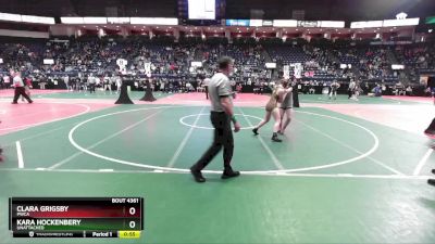 128 lbs Semifinal - Clara Grigsby, PWCA vs Kara Hockenbery, Unattached